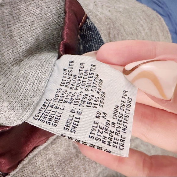 Vintage Jones New York Reversible Jacket Patchwork Zip Up Denim - Picture 4 of 6